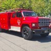Desfile de unidades bomberos